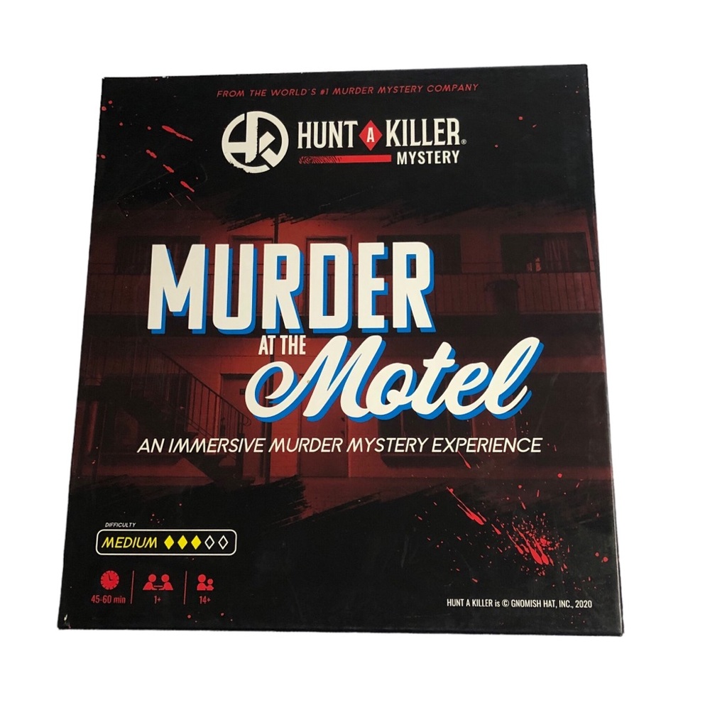 BOARD GAME - Hunt A Killer Murder At The Motel Board Game.